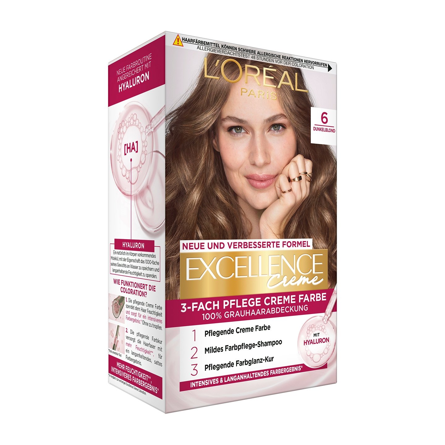 Excellence Creme 06 Dunkelblond Produktverpackung